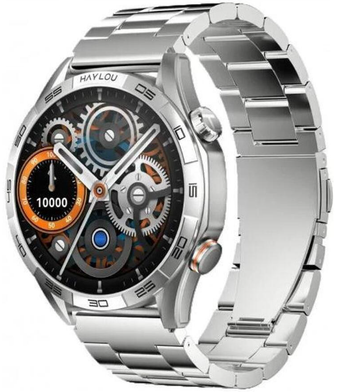 Изображение Смарт-часы Haylou Solar 5 (LS20) Silver (Silicone strap) K
