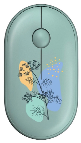 Зображення Комп'ютерна миша 2E MF300 FLORA:DILL Silent WL BT зелений