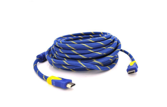 Фотография Кабель Merlion HDMI M to HDMI M 10.0m V1.4 blue/gold (YT-HDMI(M)/(M)NY/BL-10m) Изображение Кабель Merlion HDMI M to HDMI M 10.0m V1.4 blue/gold (YT-HDMI(M)/(M)NY/BL-10m)