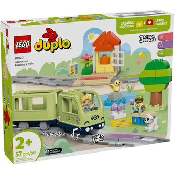 Изображение Конструктор Lego DUPLO Town Інтерактивний пригодницький потяг
