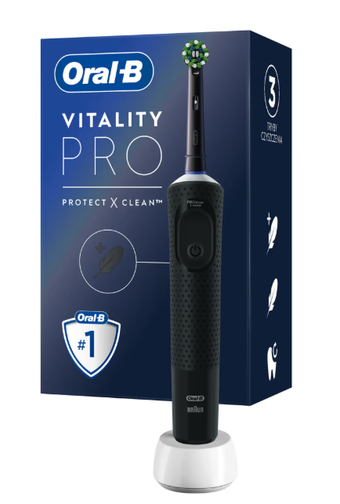 Изображение Зубная щетка Braun Oral-B Vitality D103.413.3 PRO Protect X Clean Cross Action EB50BRB Black
