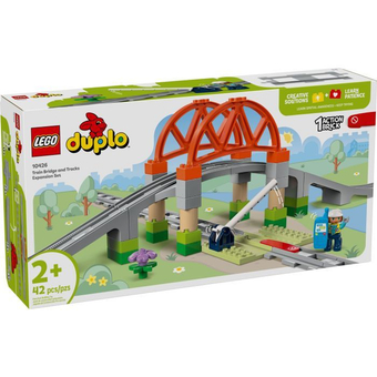 Изображение Конструктор Lego DUPLO Town Додатковий набір. Залізничний міст і колії