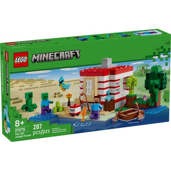 Изображение Конструктор Lego Minecraft Будинок з вибухівки в джунглях