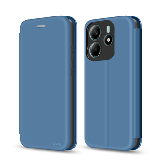 Зображення Чохол для телефона MAKE Xiaomi Redmi Note 14 4G Flip Ocean Blue (MCP-XRN144GTL)