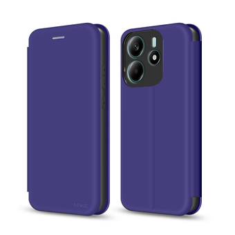 Зображення Чохол для телефона MAKE Xiaomi Redmi Note 14 4G Flip Mist Purple (MCP-XRN144GPL)
