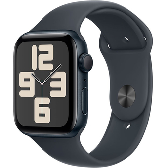 Зображення Смарт-годинник Apple Watch SE (2024) GPS 44mm Midnight Aluminium Case Midnight Sport Band M/L MXEK3