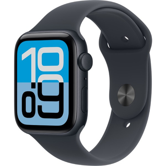 Зображення Смарт-годинник Apple Watch SE 3 GPS 44mm Midnight Aluminium Case with Midnight Sport Band - M/L
