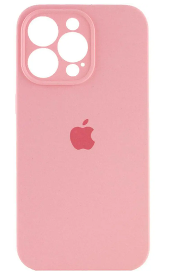 Зображення Чохол для телефона Soft Case Silicone Full Case AA Camera Protect for Apple iPhone 15 Pro (37) Grapefruit