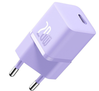 Зображення МЗП Baseus GaN5 Fast Charger (mini) 1C 20W Purple
