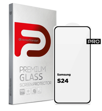 Зображення Захисне скло Armorstandart Pro Samsung S24 Black (ARM72436)