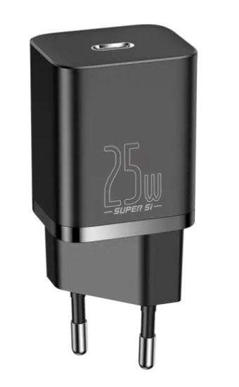 Зображення МЗП Baseus Super Si 25W 1 USB-C (CCSP020101) Black
