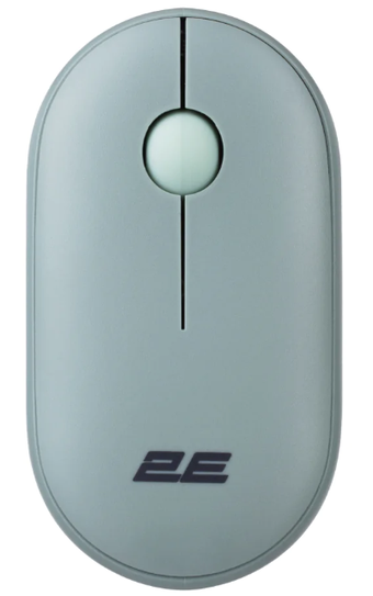 Зображення Комп'ютерна миша 2E MF300 Silent WL/BT попелясто-зелений (2E-MF300WGN)