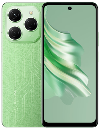 Зображення Смартфон Tecno Spark 20 PRO (KJ6) 8/256ГБ 2SIM Magic Skin Green (4894947014239)