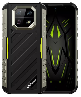 Зображення Смартфон Ulefone Armor 22 8/256Gb Black Green (6937748735601)