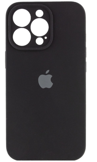 Зображення Чохол для телефона Soft Case Silicone Full Case AA Camera Protect for Apple iPhone 15 (14) Black