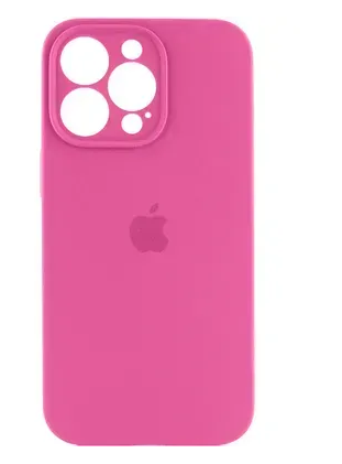 Зображення Чохол для телефона Soft Case Silicone Full Case AA Camera Protect for Apple iPhone 15 (32) Dragon Fruit