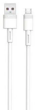 Зображення Кабель USB XO microUSB NBQ166 5A/1m White