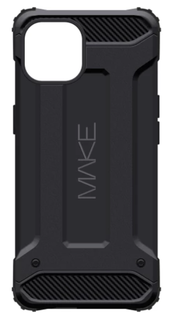 Зображення Чохол для телефона MAKE Apple iPhone 15 Panzer Black (MCN-AI15BK)