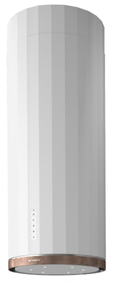 Зображення Витяжки Faber Corinthia Isola Ev8 Plus Wh Matt/Ts A37 (110.0456.219)