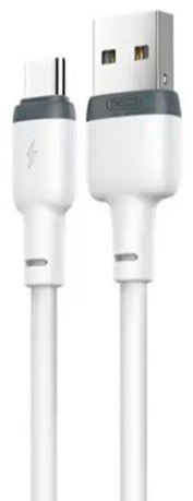 Зображення Кабель USB XO NB208 Type-C 1m 2.4A Liquid SiliconeWhite