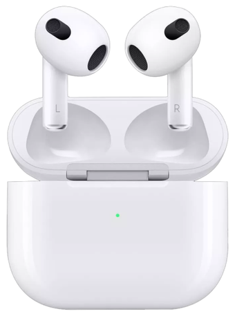 Фотографія Навушники Apple AirPods (3rd generation) with Lightning Charging Case (MPNY3AM/A) Зображення Навушники Apple AirPods (3rd generation) with Lightning Charging Case (MPNY3AM/A)
