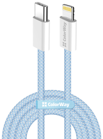 Зображення Кабель USB Colorway CW-CBPDCL061-BL