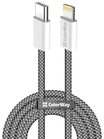 Зображення Кабель USB Colorway CW-CBPDCL061-BK
