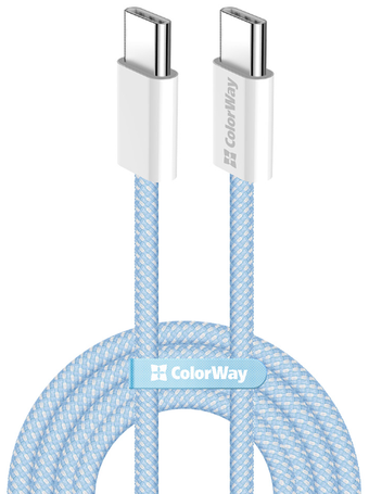 Фотографія Кабель USB Colorway CW-CBPDCC061-BL Зображення Кабель USB Colorway CW-CBPDCC061-BL