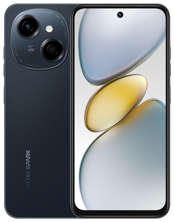 Зображення Смартфон Tecno Spark Go 1 (KL4) 4/64GB Startrail Black (4894947036439)