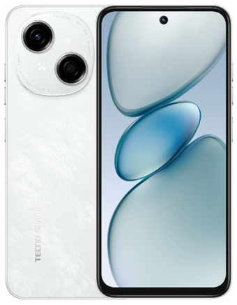 Зображення Смартфон Tecno Spark Go 1 (KL4) 4/64GB Glittery White (4894947036453)