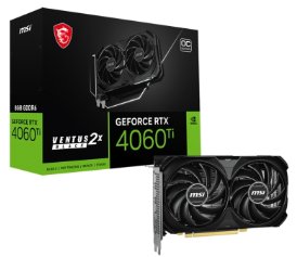 Изображение MSI GeForce RTX4060Ti 8Gb VENTUS 2X BLACK OC (RTX 4060 Ti VENTUS 2X BLACK 8G OC)