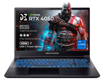 Зображення Ноутбук Dream Machines RG4050-16 (RG4050-16UA36) Black
