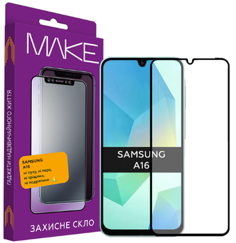 Зображення Захисне скло MAKE Samsung A16 (MGF-SA16)