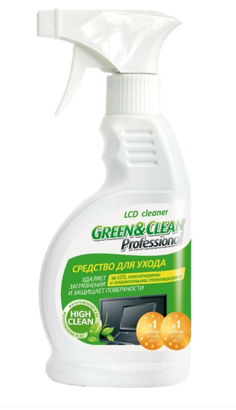 Фотография Green&Clean Засіб для догляду за ТВ 250 мл Изображение Green&Clean Засіб для догляду за ТВ 250 мл