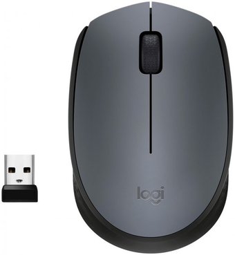 Зображення Комп'ютерна миша Logitech M170 чорний з сірим