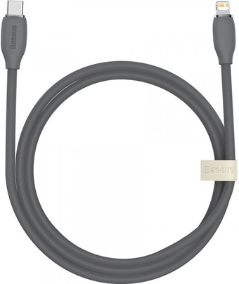 Изображение Baseus Jelly Liquid Silica Gel Fast Charging Data Cable USB to iP 2.4A 1.2m Black