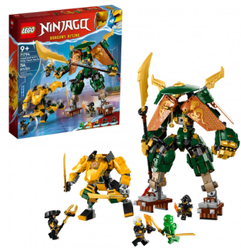 Изображение Конструктор Lego Ninjago Командні роботи ніндзя Ллойда й Арін (71794)