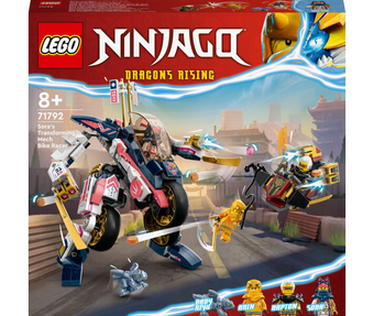 Изображение Конструктор Lego Ninjago Перегоновий робобайк-трансформер Сори (71792)