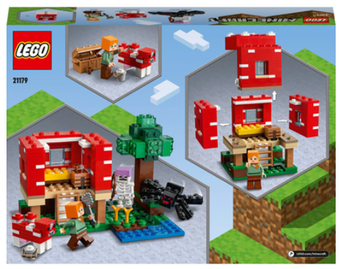 Изображение Конструктор Lego Minecraft Грибний будинок (21179)