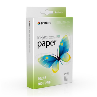 Зображення Папір офісний PRINT PRO PrintPro глянц. 230г/м, 10x15 PG230-100