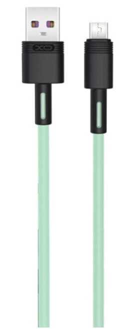 Изображение XO microUSB NBQ166 5A/1m Green