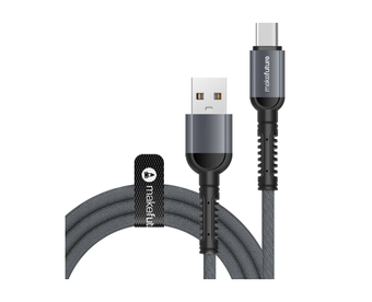 Зображення MAKE USB to Type-C 3A 1м Denim Grey (MCB-CD10GR)