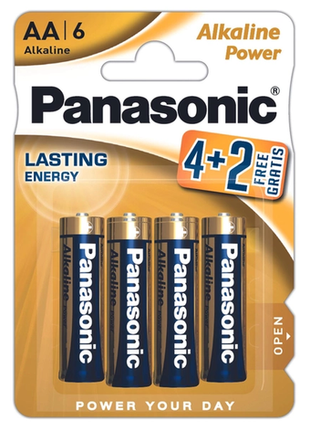Изображение Батарейки Panasonic LR6REB/6B2F (блістер)