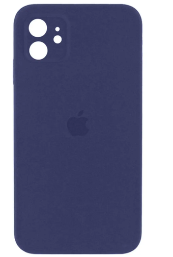Зображення Чохол для телефона Soft Case Silicone Full Case AA Camera Protect for Apple iPhone 12 (7) Dark Blue