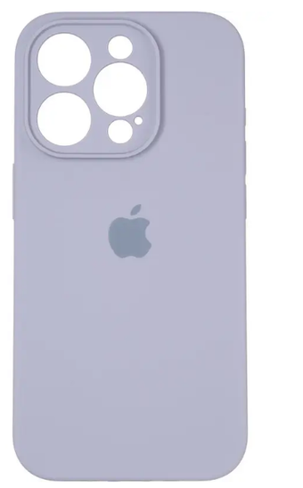 Зображення Чохол для телефона Soft Case Silicone Full Case AA Camera Protect for Apple iPhone 15 (28) Lavender Grey