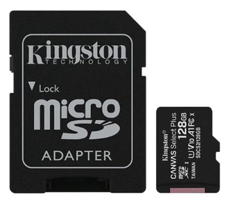 Зображення Карта пам'яті Kingston MSDXC Canvas Select Plus 128 Gb UHS1 cl10 A1   SD