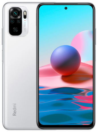 Изображение Смартфон Xiaomi Redmi 10 4/128GB Dual Sim Pebble White (EU)