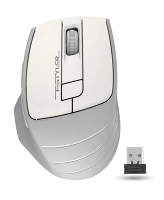 Зображення Комп'ютерна миша A4Tech FG30 (Grey White)