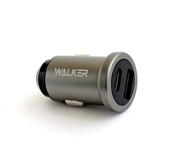 Зображення АЗП Walker WCR-25 PD_3.1A QC_3.1A grey