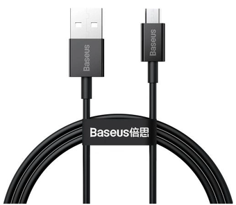 Изображение Baseus Superior Series Fast Charging Data Cable USB to Micro 2A 2m Black
